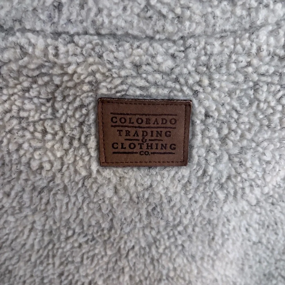 Colorado Trading & Clothing Vest Men's Fleece Charcoal Full Zip L